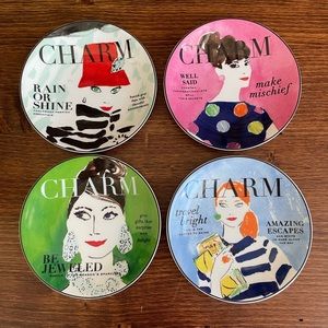 Kate Spade “Make Headlines” small plate set